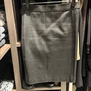 Helmut Lang Gray Pencil Skirt Knee-length Work